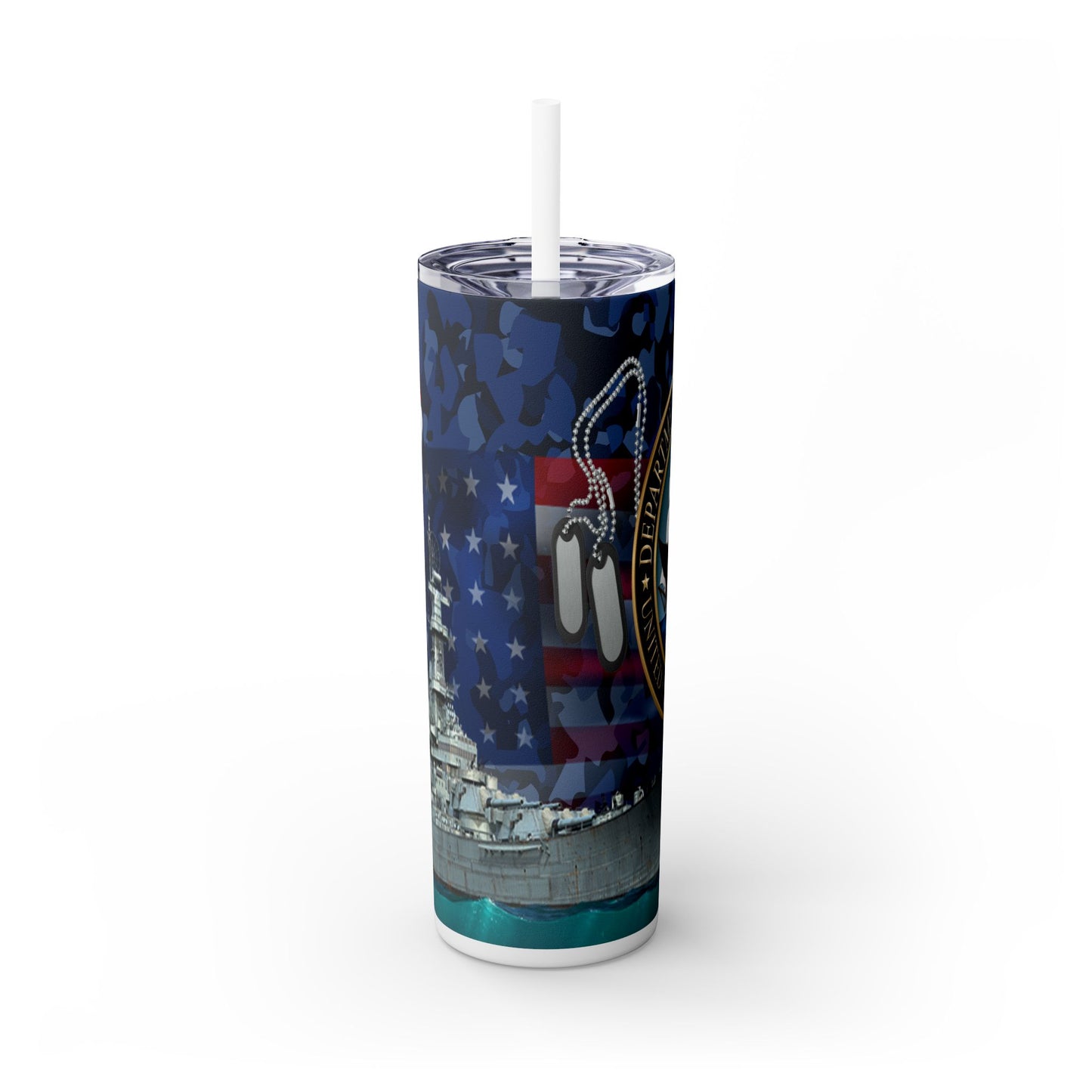 "Bat Dat Ash" Navy Tumbler, 20oz