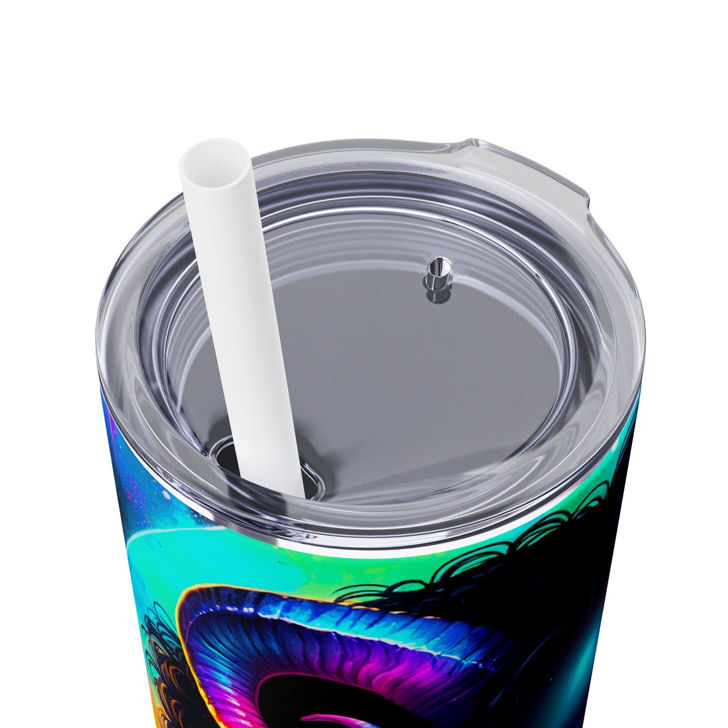 Aries Skinny Tumbler with Straw, 20oz